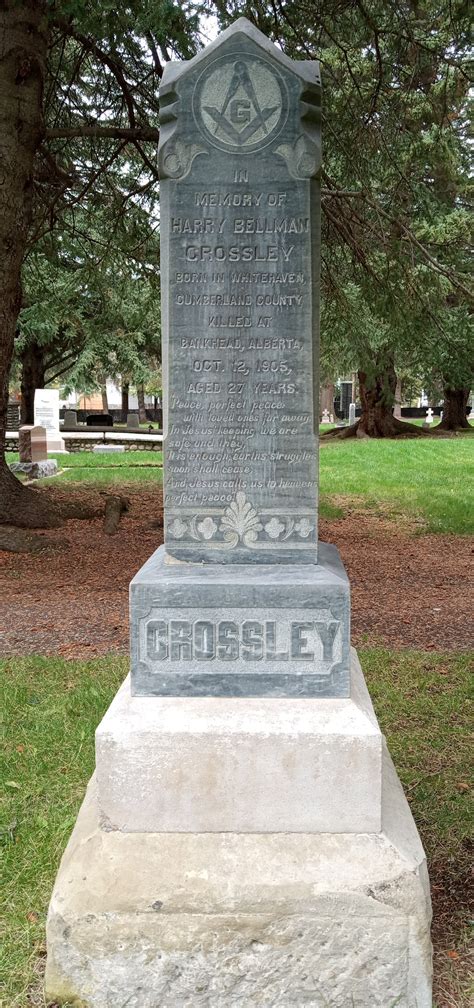 Harry Bellman Crossley Find A Grave Memorial