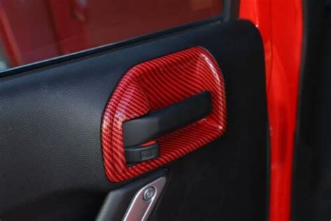 Pcs Interior Door Handle Bowl Cover Trim For Jeep Wrangler Jk