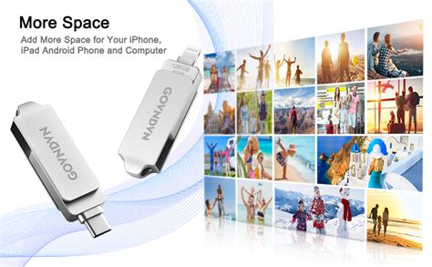 Amazon.com: 128GB MFi Certified Photo-Stick-Thumb-Drive-for-iPhone,2 in ...