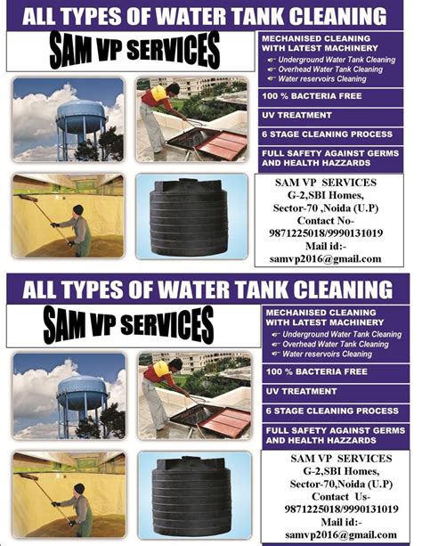 Water Tank Cleaning Services At Day In Noida Id