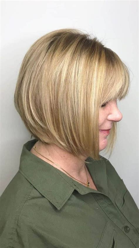 28 Most Popular Stacked Bob With Bangs For A Trendy Makeover Haircut