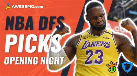 Nba Dfs Opening Night Draftkings And Fanduel Picks Warriors Vs Nets