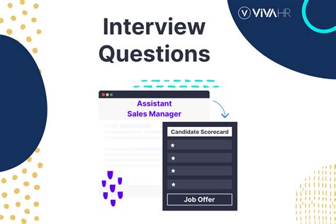 Assistant Sales Manager Interview Questions With Scorecard