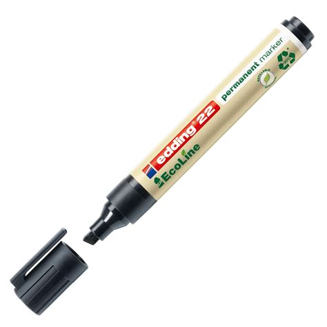 Edding 22 Permanent Marker EcoLine 1 5mm Schwarz EOFFICE24