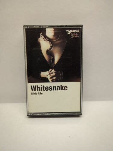 Whitesnake Slide It In Cassette Tape Geffen Records David