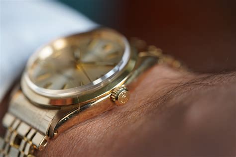 Rolex Oyster Perpetual Reference In K Gold Wind Vintage