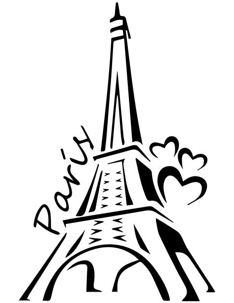 Torre Eiffel Vector Clipart | Free download on ClipArtMag