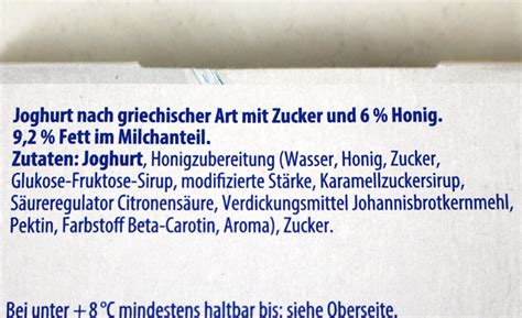 Getäuscht Sontner Joghurt nach griechischer Art Honig