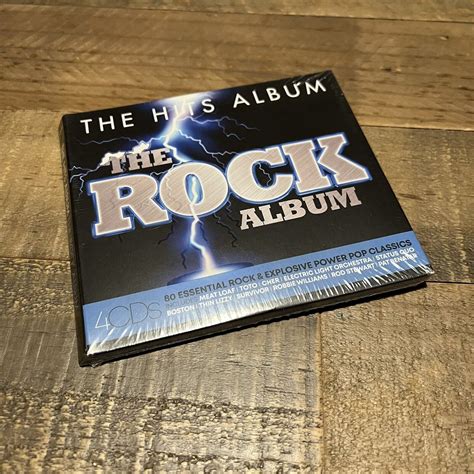 Various Artists The Hits Album The Rock Album Cd Box Set 4 Discs 2019 190759928622 Ebay