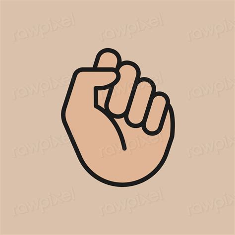 White Fist Icon Human Right Free Photo Rawpixel