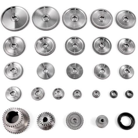 Vevor Pcs Metal Lathe Gears Change Gear For Mini Lathes And Milling