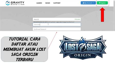 CARA MUDAH DAFTAR AKUN LOST SAGA ORIGIN DI PC YouTube