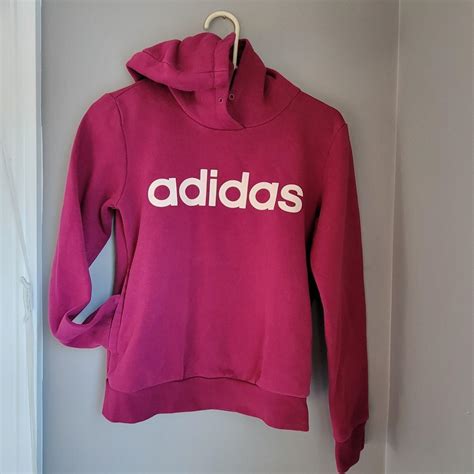 Adidas Women's Pink Hoodie | Depop