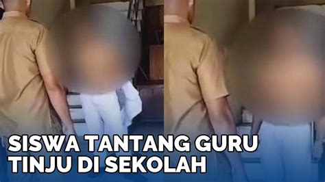 Murid Sok Jago Tantang Guru Duel Tak Terima Ditegur Gayanya Bak