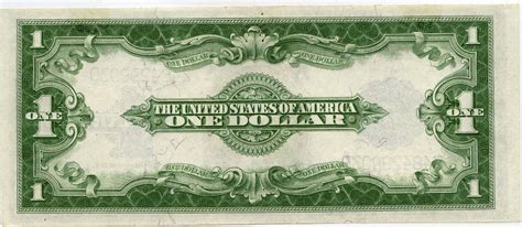 USA Banknoten 1 Silver 1923 Certificate Large Currency Note One