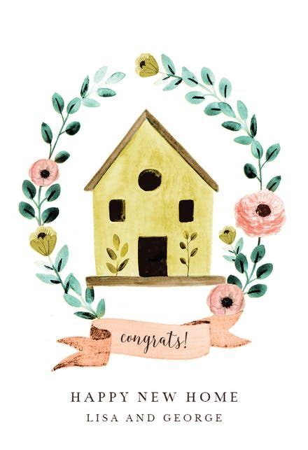 Happy New Home Congratulations Card Greetings Island Free