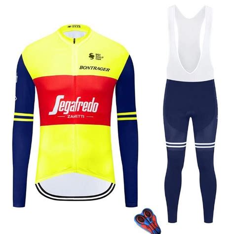 Maillot De Cyclisme Manches Longues Homme Equipe De Pro Pantalons