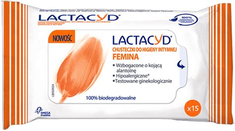 Lactacyd Femina Chusteczki Do Higieny Intymnej Sztuk Ulotka Cena I