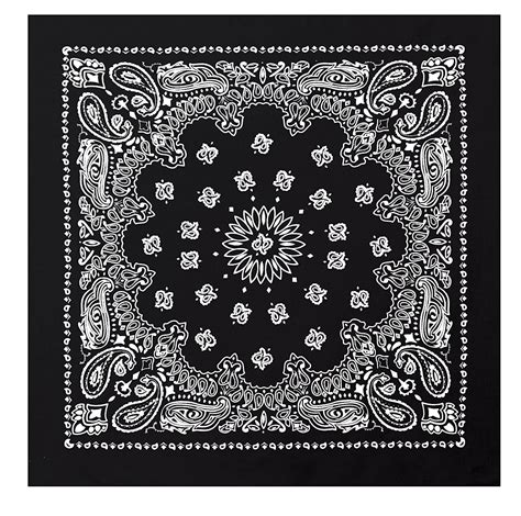 Rothco Black Trainmen Jumbo Bandana 27 In X 27 In