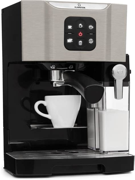 KLARSTEIN Macchinetta Caffe Espresso 1 4L a Cialde Caffè Macinato e