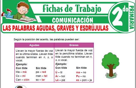 Ejemplos De Palabras Graves Para Quinto Grado De Primaria 60 OFF