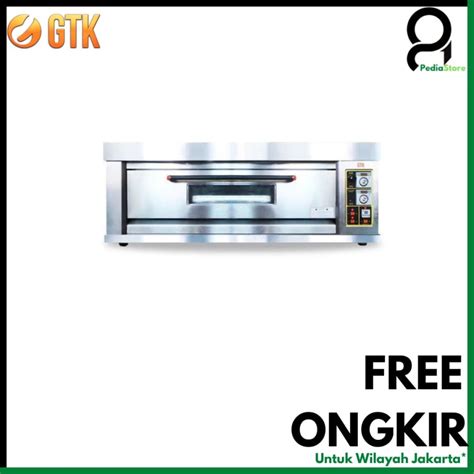 Jual Guataka Gas Oven 1 Deck 2 Tray With Steam GTK Full Stainless