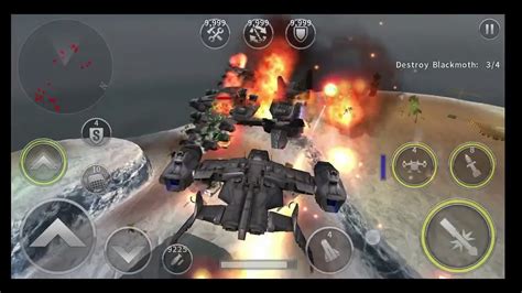 Gunship Battle Destroy Blackmoth Four Moths Mission Youtube