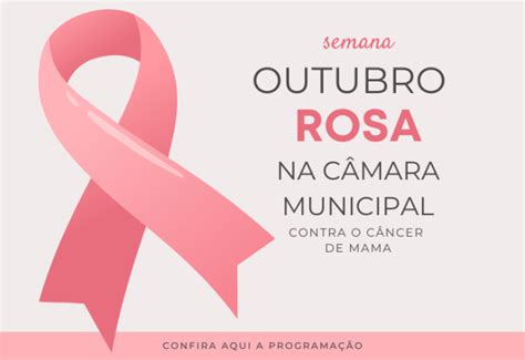 Notícia Câmara Celebra Outubro Rosa Com Palestras Sobre O Tema