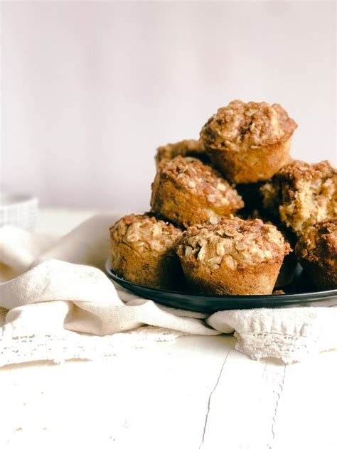 Apple Banana Muffins With Cinnamon Streusel Eating With Heart