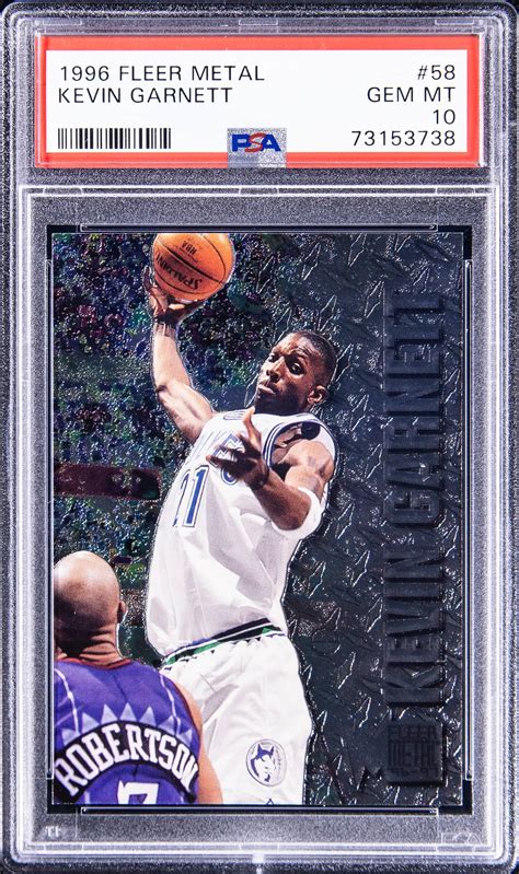 Kevin Garnett Metal Base Price Guide Sports Card Investor