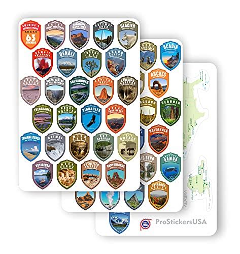 Us National Park Stickers Magnets And Patches Photojeepers