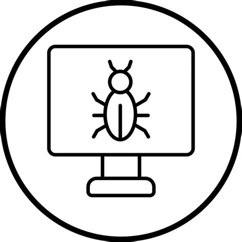 Vector Design Bug Vector Icon Style 22118816 Vector Art At Vecteezy