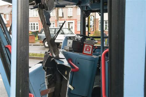 Pictures Emergency Crews Assess Damage Of Keresley Bus Crash