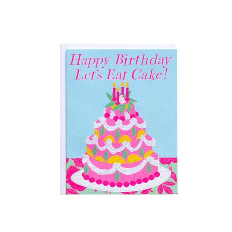 Lets Eat Cake Birthday Card Presley Paige