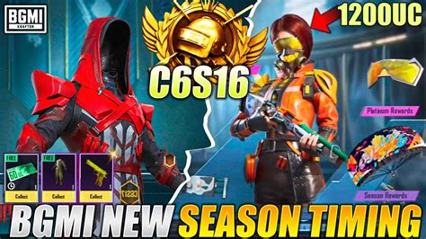 OMG 1200UC HEADGEAR FREE IN BGMI NEW C6S16 SEASON OFFICIAL RELEASE