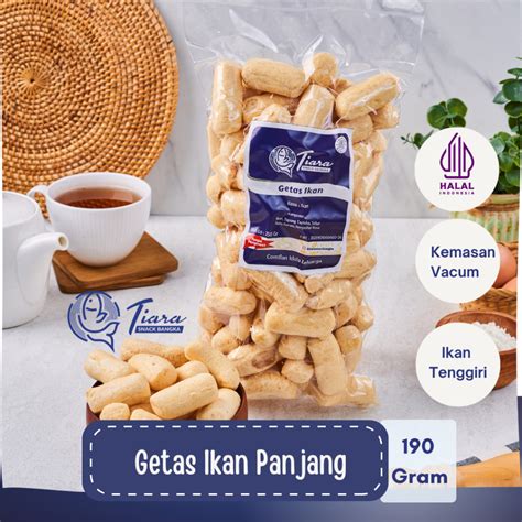 Jual Krupuk Getas Panjang Ikan Tenggiri Asli Bangka By Tiara Snack