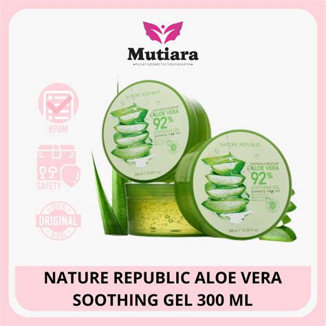 Jual NATURE REPUBLIC ALOE VERA SOOTHING GEL 300 ML Shopee Indonesia