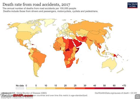 India Tops The World With 11 Of Global Road Accident Deaths Team Bhp