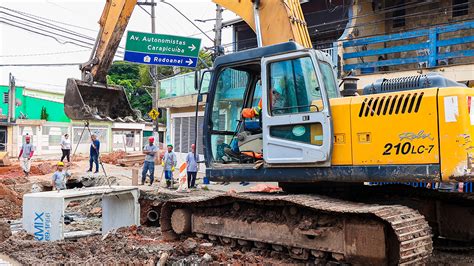 Obras De Canaliza O Da Bacia De Quita Na Seguem Em Ritmo Acelerado