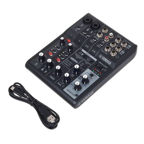 Audiopro Yamaha Ag06 Mk2 Black 6 Channel Mixer And Usb Audio Interface