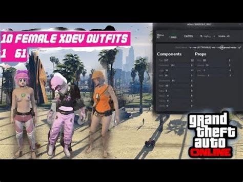 Gta V Online Xdev Outfit Editor Female Modded Outfits