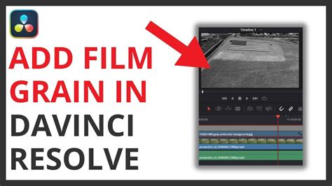 How To Add Film Grain Effect In Davinci Resolve YouTube