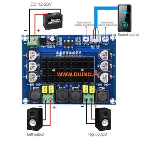 Xh M Tpa D Digital Power Amplifier Class D X W Duinolk