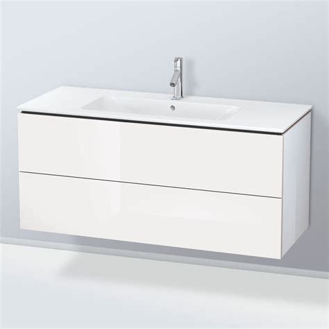 Duravit Me By Starck Lavabo Avec Meuble Sous Lavabo L Cube Tiroirs