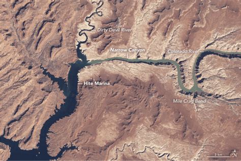 The Colorado River Drought Across Lake Mead And Lake Powell As Seen In