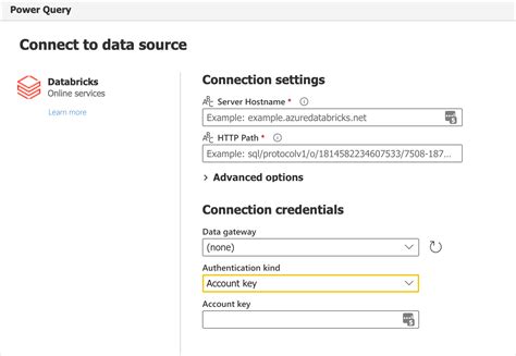 Databricks Power Query Connector Power Query Microsoft Learn