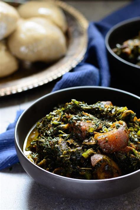 Afang Soup A Green Leafy Nigerian Vegetable Soup Recipe Vegetable