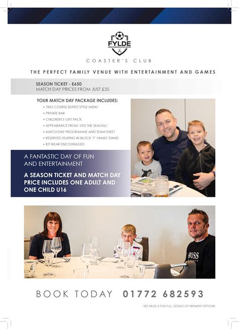 Hospitality Packages Afc Fylde