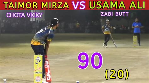 Tm Brandneed 90 Runs Chase In 20 Ballstaimor Mirza Chota Vickyvs