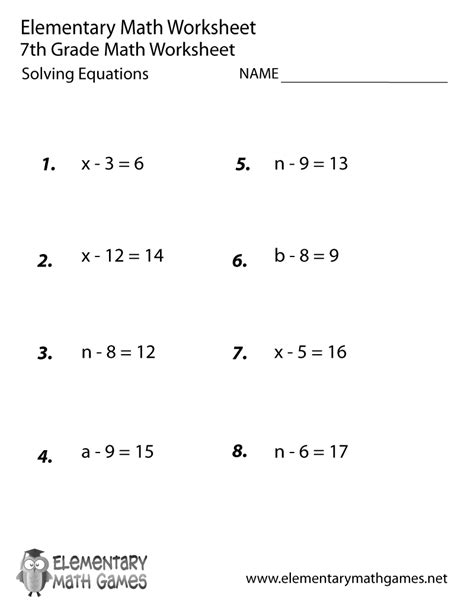 7Th Grade Math Worksheets Printable - Lexia's Blog